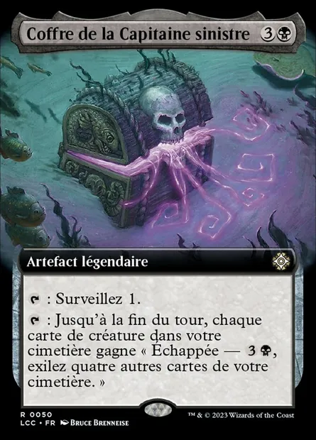 Coffre de la Capitaine sinistre, carte Magic LCC 50 — extension The Lost Caverns of Ixalan Commander