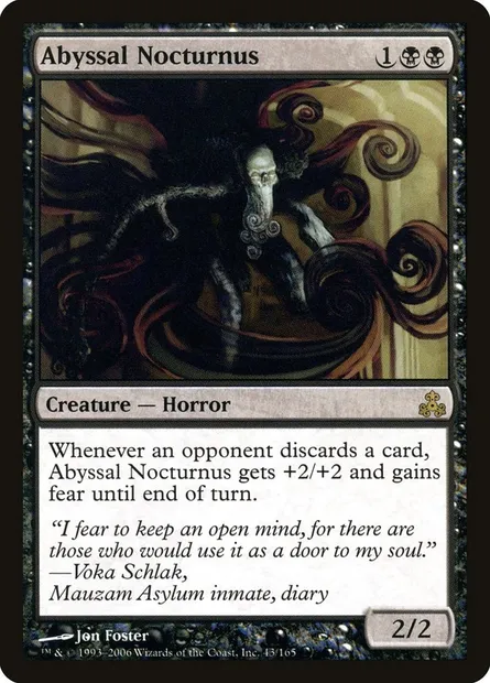 Abyssal Nocturnus, Magic card GPT 43 — Guildpact set