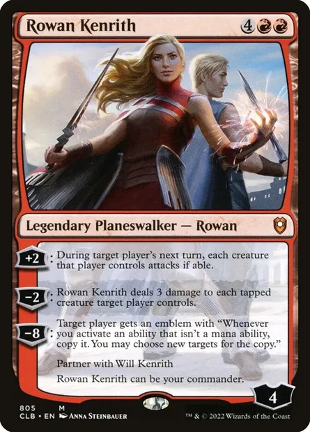 Rowan Kenrith, Magic card CLB 805 — Commander Legends: Battle for Baldur's Gate set