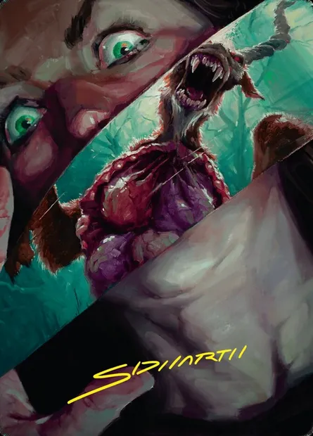 Hauntwoods Shrieker // Hauntwoods Shrieker, Magic card ADSK 40 — Duskmourn: House of Horror Art Series set