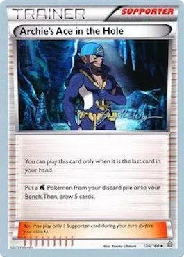Archie's Ace in the Hole, Pokémon card WCD15 124 — World Championship Decks 2015 set
