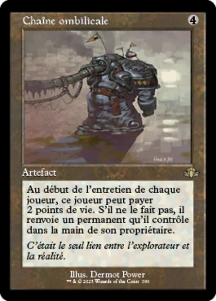 Chaîne ombilicale, carte Magic DMR 390 — extension Dominaria Remastered