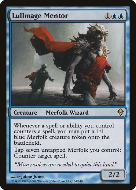 Lullmage Mentor, Magic card ZEN 54 — Zendikar set