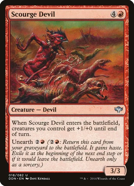 Diable de la calamité, carte Magic DDN 18 — extension Duel Decks: Speed vs. Cunning