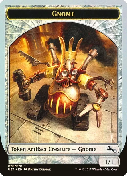 Gnome, Magic card TUST 20 — Unstable Tokens set