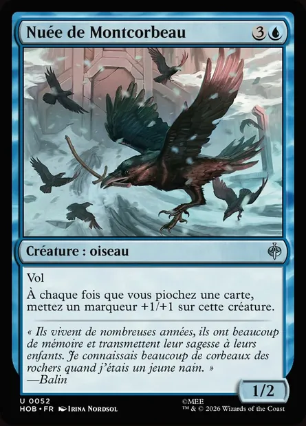 Nuée de Montcorbeau, carte Magic HOB 52 — extension The Hobbit