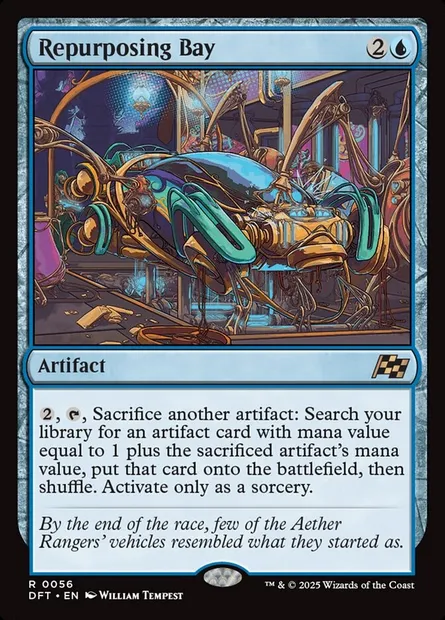 Repurposing Bay, Magic card DFT 56 — Aetherdrift set