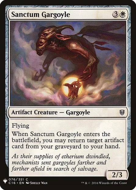 Sanctum Gargoyle, Magic card PLST C16-76 — The List set