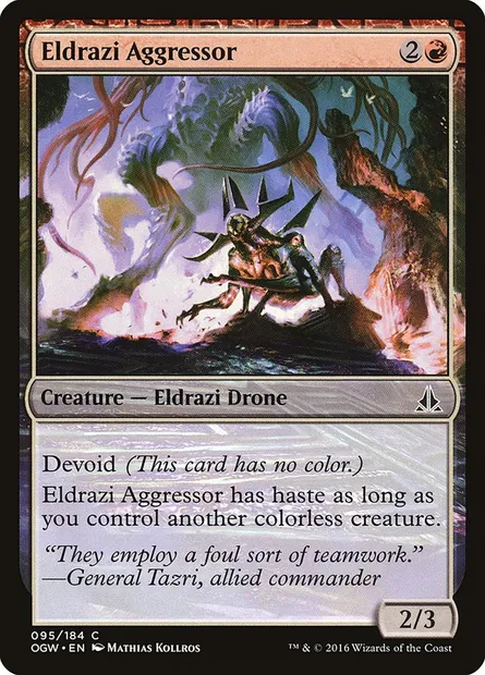 Eldrazi Aggressor, Magic card OGW 95 — Oath of the Gatewatch set