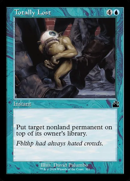 Totally Lost, Magic card RVR 321 — Ravnica Remastered set
