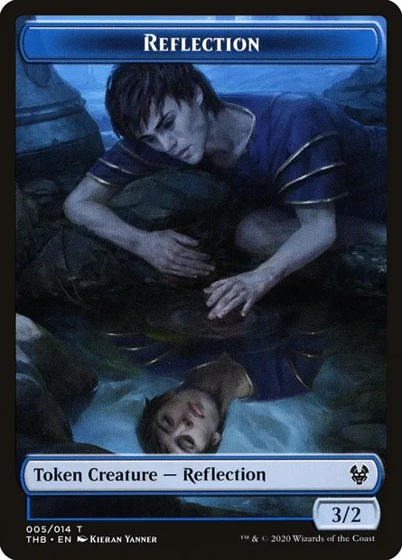 Reflection, Magic card TTHB 5 — Theros Beyond Death Tokens set