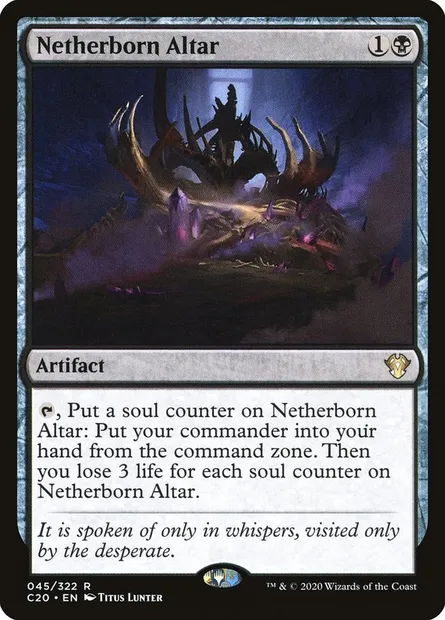 Netherborn Altar, Magic card C20 45 — Commander 2020 set