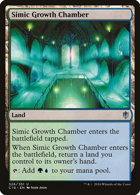 Simic Growth Chamber, Magic card C16 326 — Commander 2016 set
