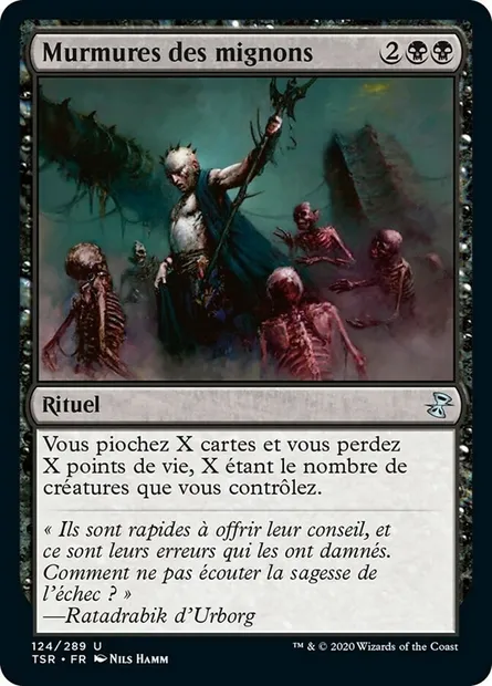 Murmures des mignons, carte Magic TSR 124 — extension Spirale Temporelle Remastered
