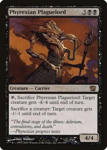 Phyrexian Plaguelord, Magic card 8ED 153★ — Eighth Edition set