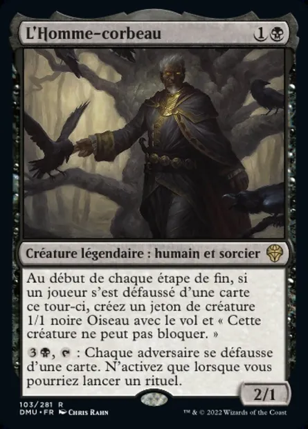 L'Homme-corbeau, carte Magic DMU 103 — extension Dominaria Uni