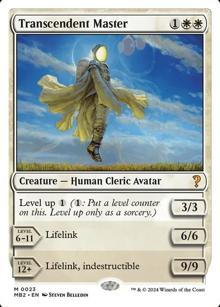 Transcendent Master, Magic card MB2 23 — Mystery Booster 2 set