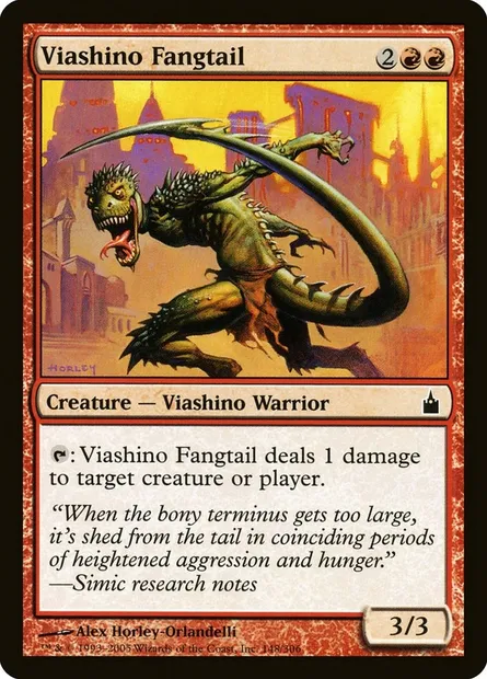 Viashino Fangtail, Magic card RAV 148 — Ravnica: City of Guilds set