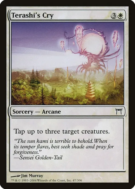 Terashi's Cry, Magic card CHK 47 — Champions of Kamigawa set