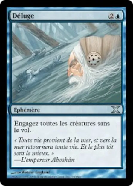 Déluge, carte Magic 10E 79 — extension Dixième édition