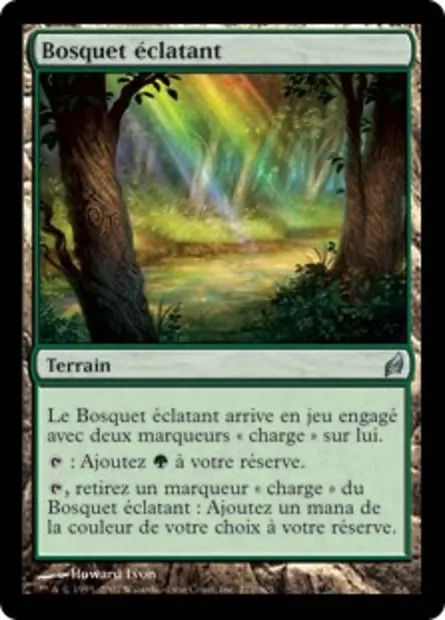 Bosquet éclatant, carte Magic LRW 277 — extension Lorwyn