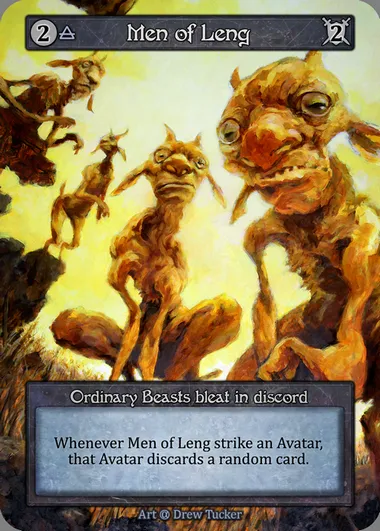 Men of Leng, carte Sorcery ALP 099 — extension Alpha