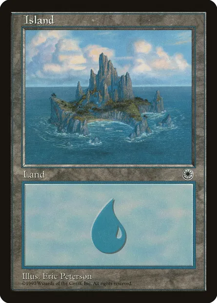 Island, Magic card POR 201 — Portal set