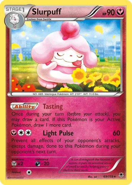 Slurpuff, Pokémon card PHF 69 — Phantom Forces set