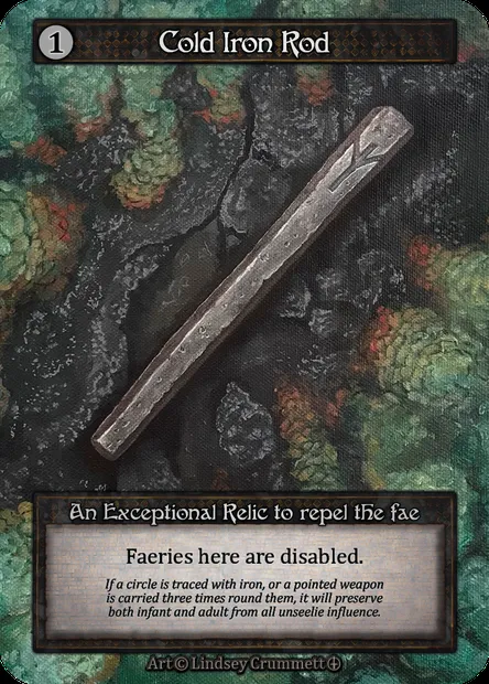 Cold Iron Rod, Sorcery card ATH 165 — Arthurian Legends set