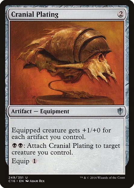 Cranial Plating, Magic card C16 249 — Commander 2016 set