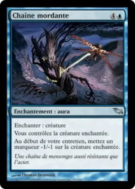 Chaîne mordante, carte Magic SHM 29 — extension Sombrelande
