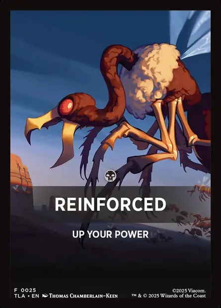 Reinforced, carte Magic JTLA 25 — extension Avatar: The Last Airbender Jumpstart Front Cards