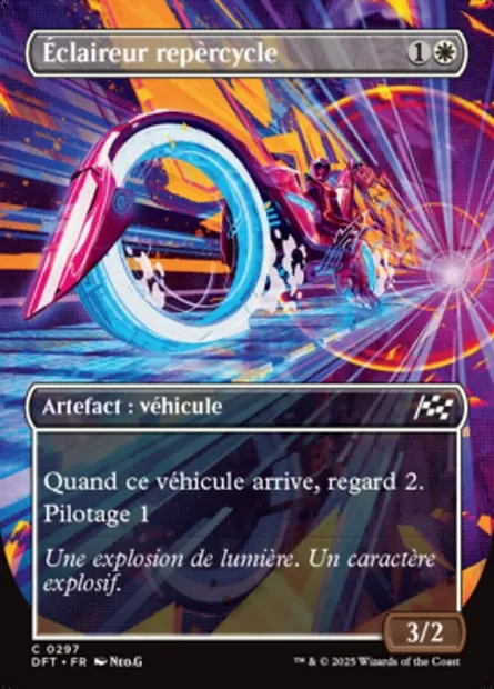Éclaireur repèrcycle, carte Magic DFT 297 — extension Aetherdrift