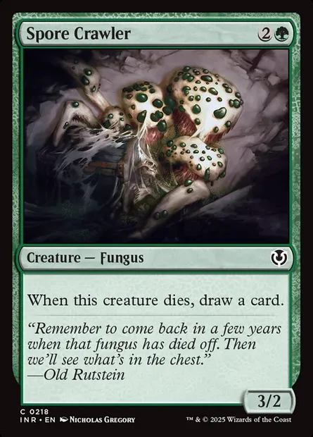 Spore Crawler, Magic card INR 218 — Innistrad Remastered set