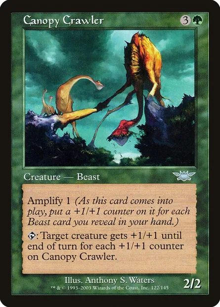 Canopy Crawler, Magic card LGN 122 — Legions set