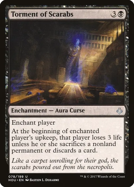 Torment of Scarabs, Magic card HOU 78 — Hour of Devastation set