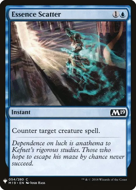 Essence Scatter, Magic card PLST M19-54 — The List set