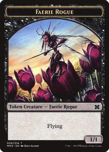 Faerie Rogue, carte Magic TMM2 6 — extension Modern Masters 2015 Tokens