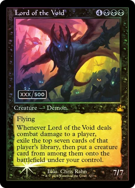 Lord of the Void, Magic card RVR 327z — Ravnica Remastered set