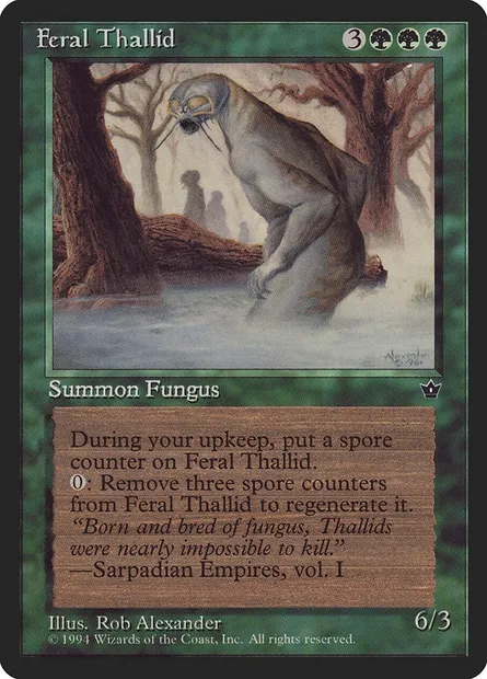Feral Thallid, carte Magic FEM 69 — extension Fallen Empires