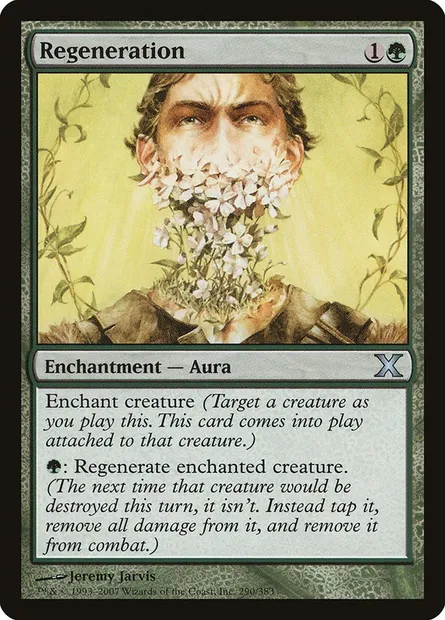 Regeneration, Magic card 10E 290 — Tenth Edition set