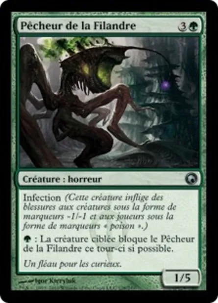 Pêcheur de la Filandre, carte Magic SOM 128 — extension Cicatrices de Mirrodin