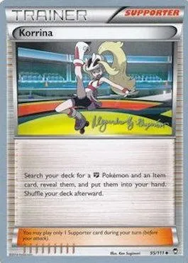 Korrina, Pokémon card WCD15 095-2 — World Championship Decks 2015 set