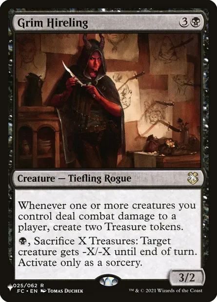 Grim Hireling, Magic card PLST AFC-25 — The List set