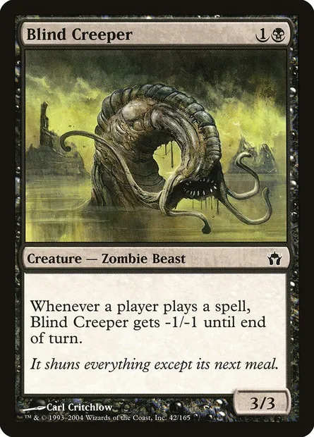 Blind Creeper, Magic card 5DN 42 — Fifth Dawn set
