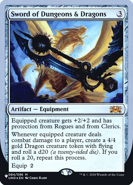 Sword of Dungeons & Dragons, Magic card ULST 61 — The List (Unfinity Foil Edition) set
