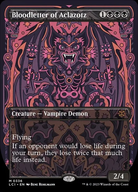 Bloodletter of Aclazotz, Magic card LCI 336 — The Lost Caverns of Ixalan set