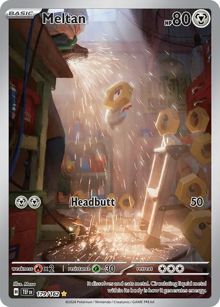 Meltan, Pokémon card TEF 179 — Temporal Forces set