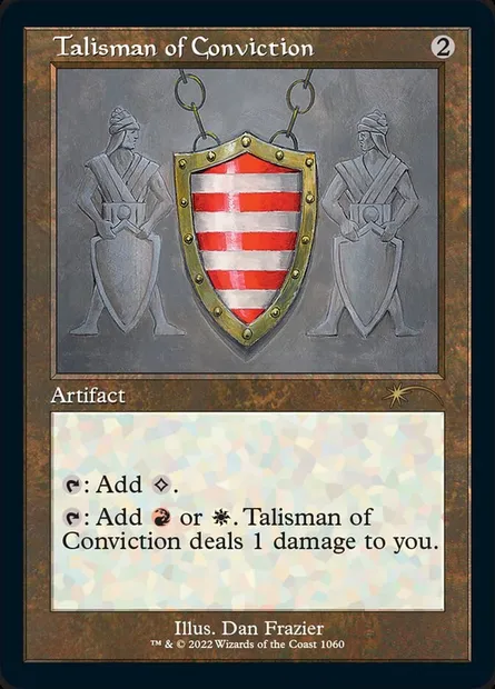 Talisman de conviction, carte Magic SLD 1060 — extension Secret Lair Drop