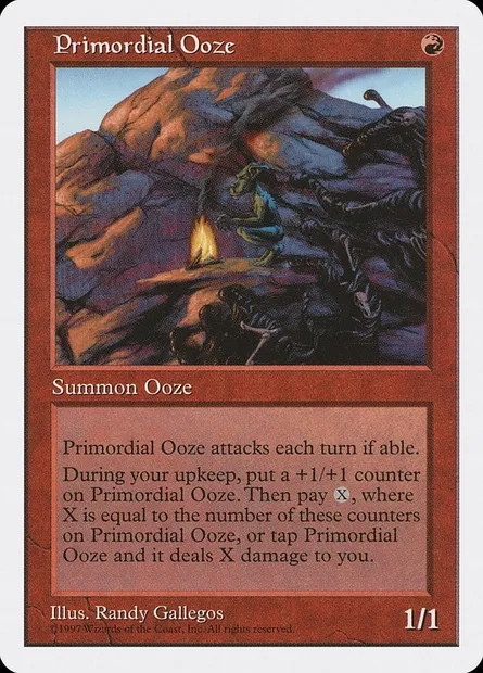 Primordial Ooze, Magic card 5ED 261 — Fifth Edition set